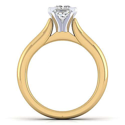 14K Princess Cut Diamond Engagement Ring (Setting Only)