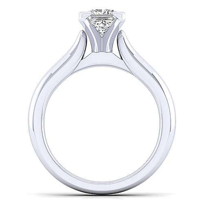 14K Princess Cut Diamond Engagement Ring (Setting Only)
