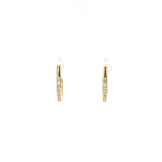 Huggies Earring 10K 10 CT I1-I2 HI