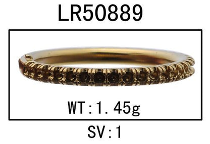 14K Garnet Stacklable Ring