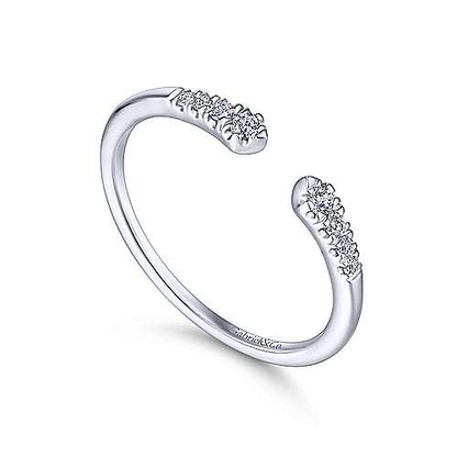 14K Split Diamond Stackable Ring