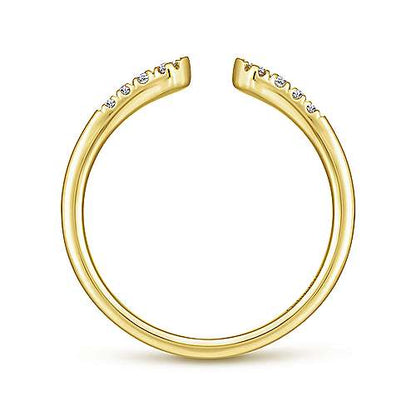 14K Split Diamond Stackable Ring