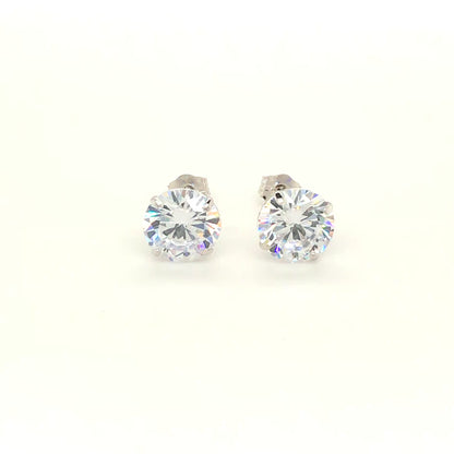 14K Cubic Zirconia Stud Earring 3MM