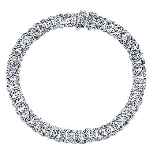 14K Diamond Link Tennis Bracelet