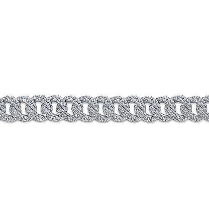14K Diamond Link Tennis Bracelet