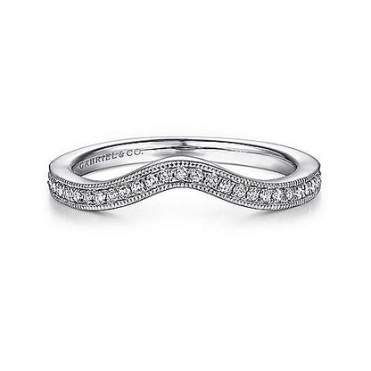 14K Matching Wedding Band - 0.13 ct