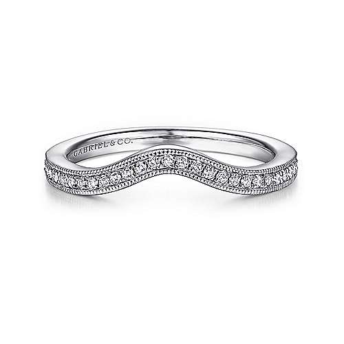 14K Matching Wedding Band - 0.13 ct